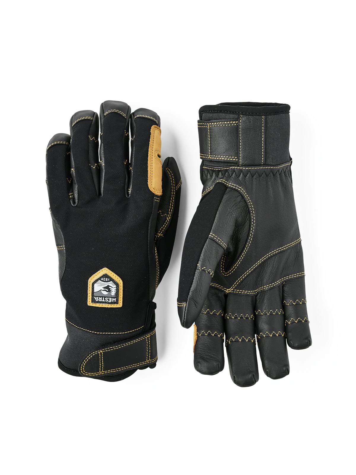 Ergo Grip Active 5-finger Black Hestra Gloves